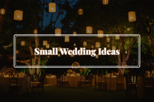 small wedding idea