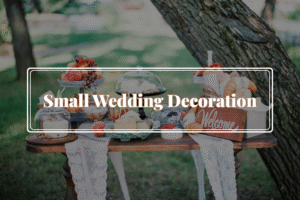 small wedding decoration