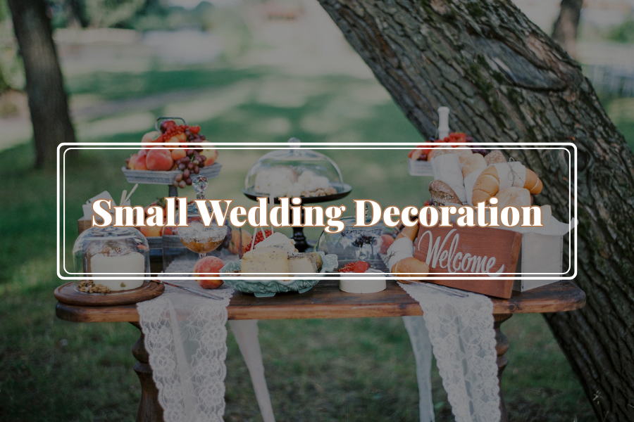 small wedding decoration