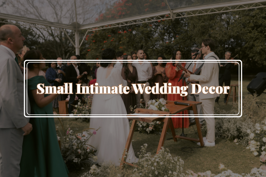 small intimate wedding