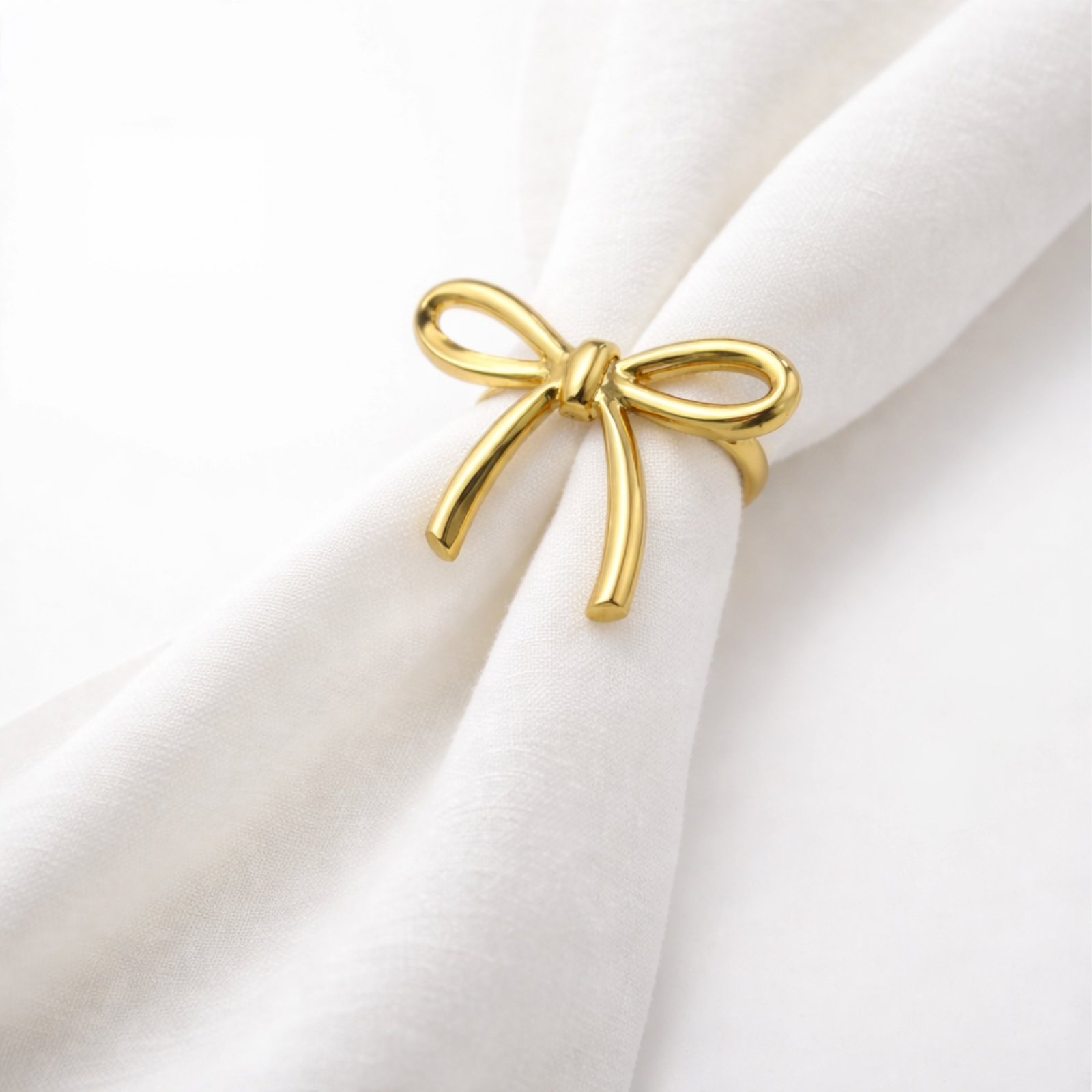 golden napkin rings for sale