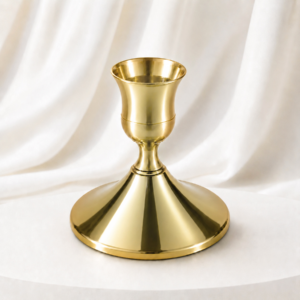 Vintage brass taper candle holders set of 12 for wedding centerpieces and home decor