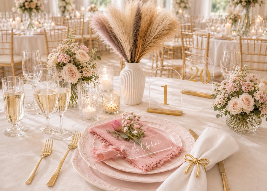 Create a Simple Wedding Table Look