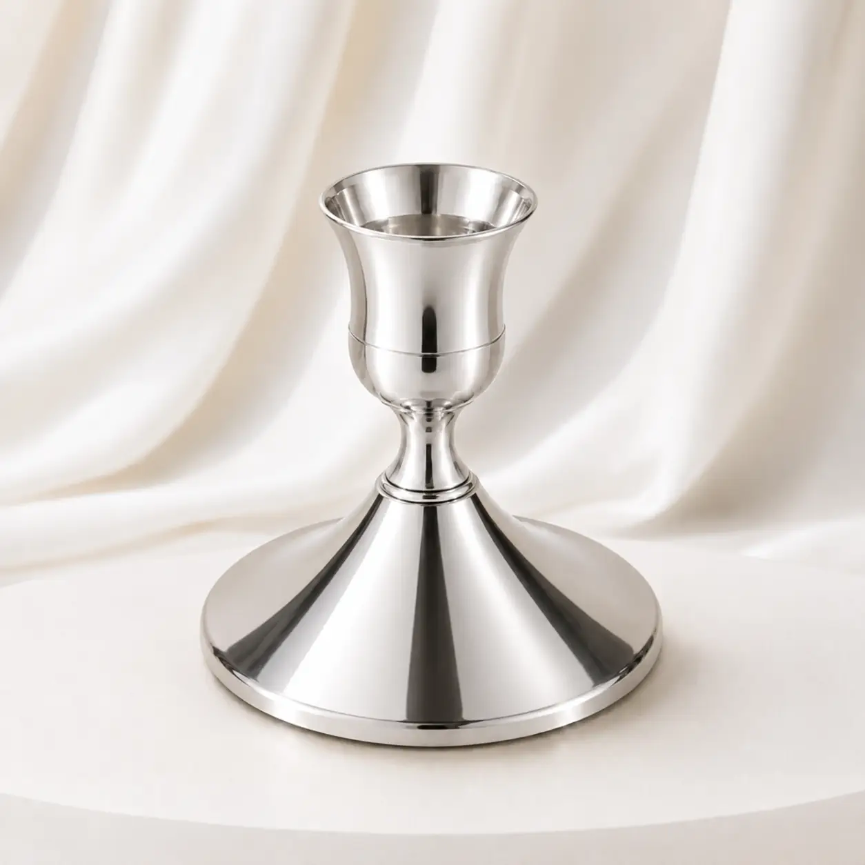 silver candle holder for wedding